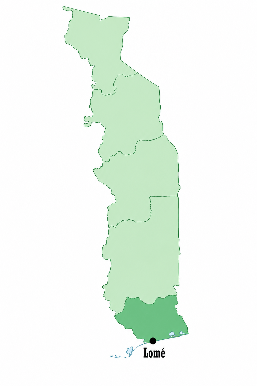 Carte de Togo
