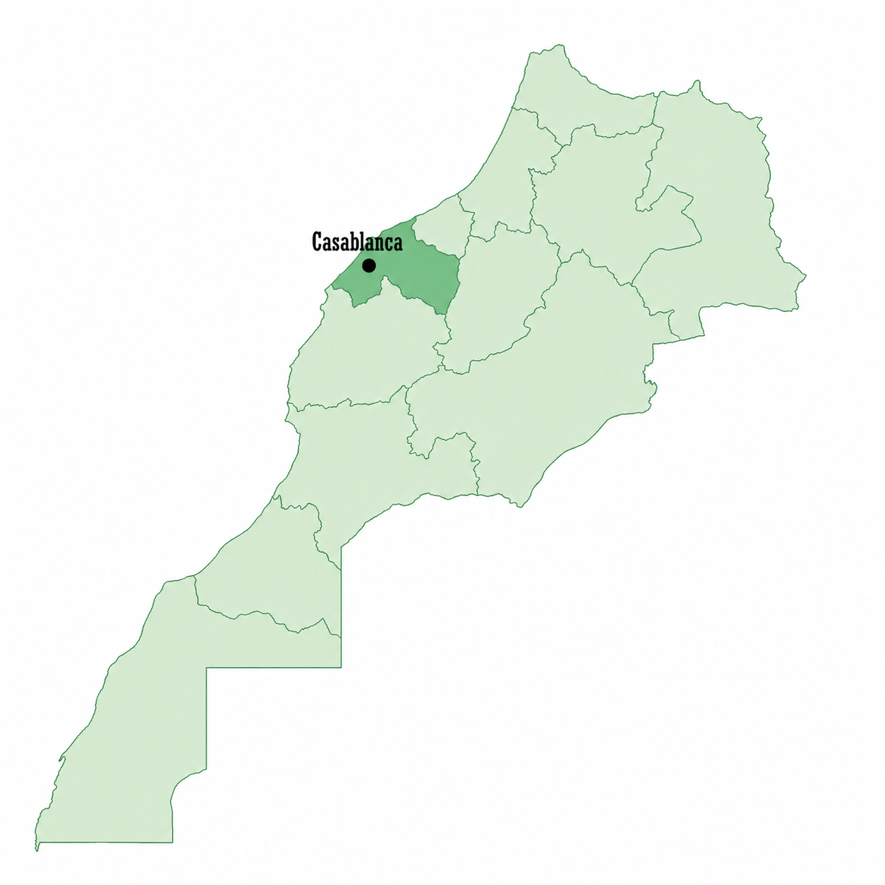Carte de Maroc