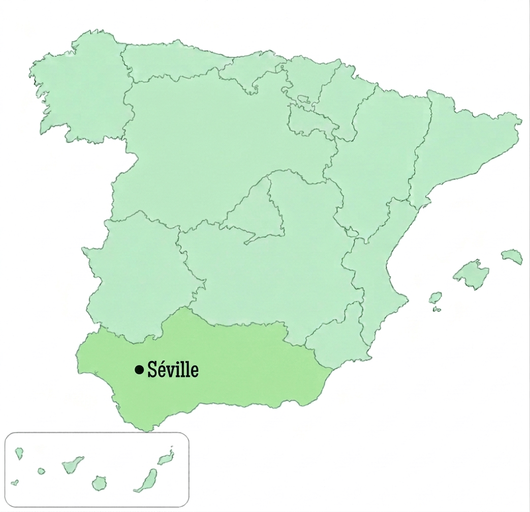 Carte de Espagne